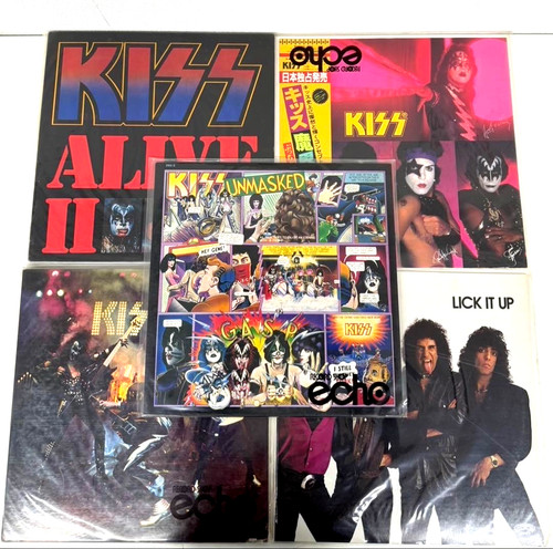 Kiss vinyl lot - lp, albums
