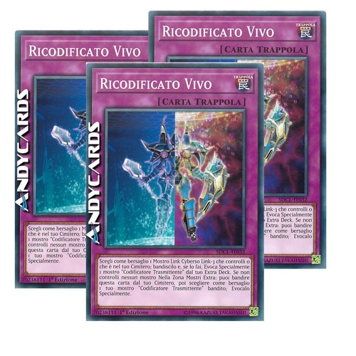 Ricodificato vivo - 3x, •